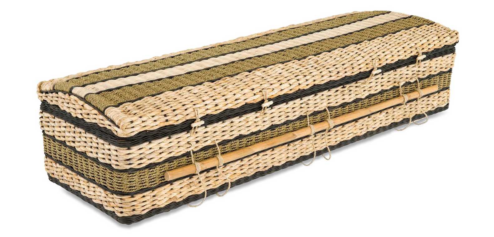 Biodegradable Banana Leaf Wicker Coffin