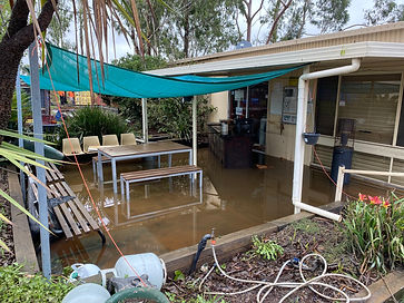 Flood Damage To Shed
