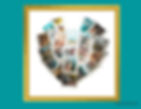 Wall decor heart shape wall decor