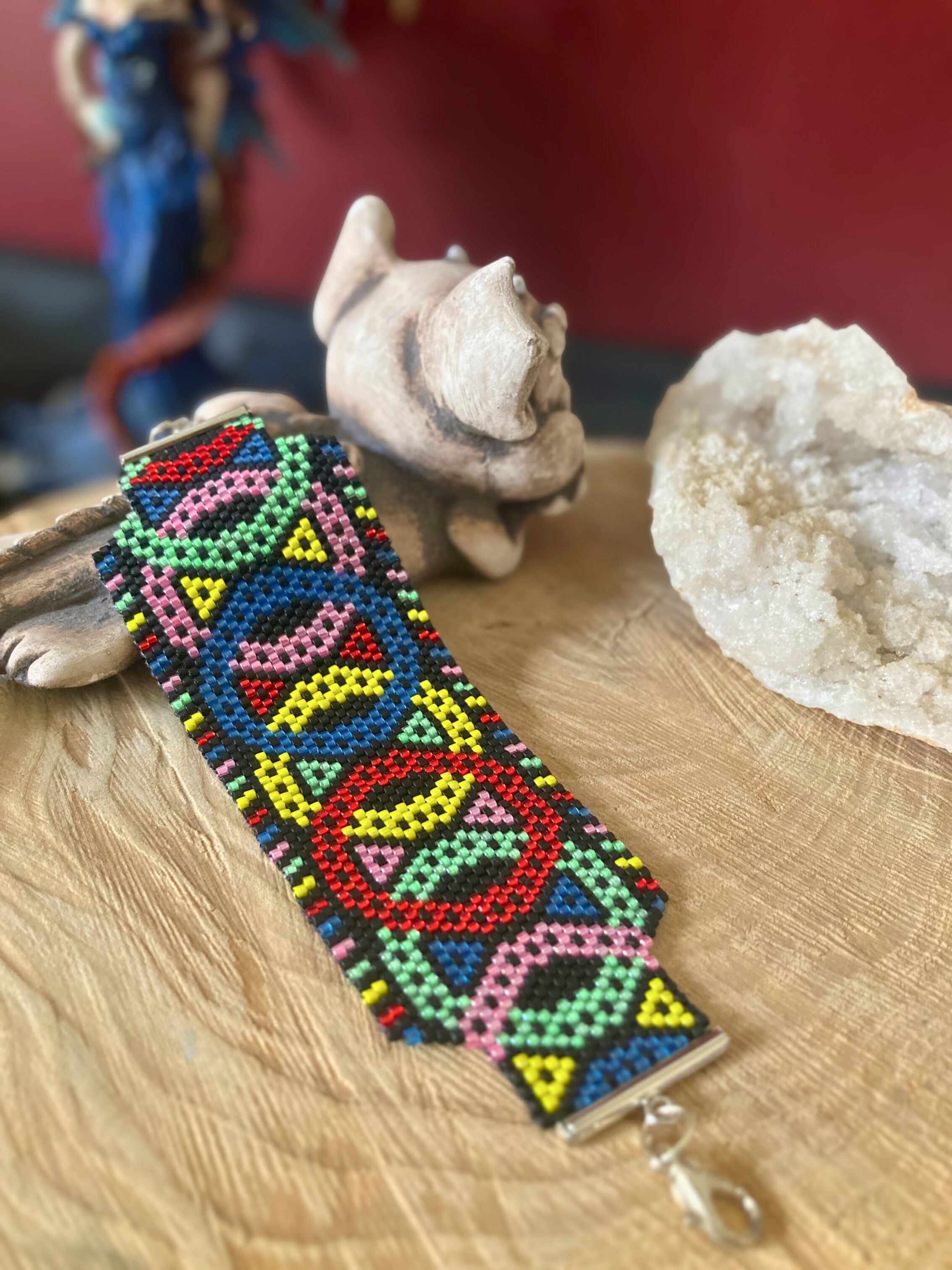 Bracelet Tissé Cercles Enchantés