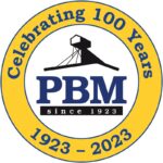 Peninsula Building Materials 100th anniversary seal, 1923 to 2023