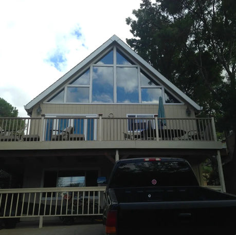 Renovated A-frame home with a new pool, spa and reclaimed-wood outdoor kitchen in Historic Folsom, CA