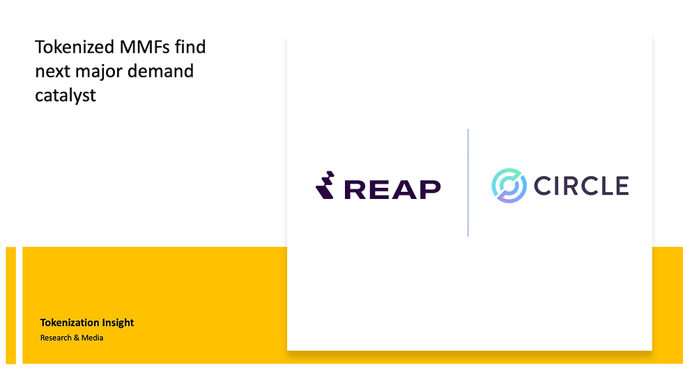 Tokenized MMFs demand catalyst