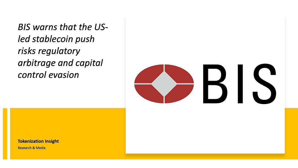 BIS warns on USD stablecoins