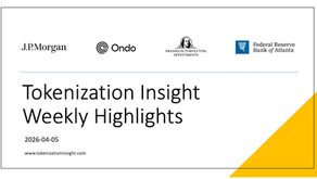 Tokenization Insight Highlights