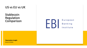 EBI drops stablecoin regulation comparison for UK, US and EU