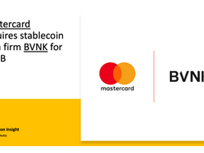 Mastercard acquires stablecoin infrastructure firm BVNK for $1.8B