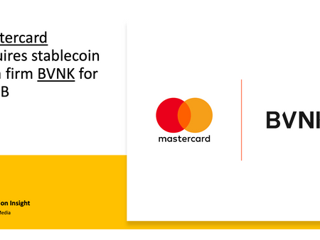 Mastercard acquires stablecoin infrastructure firm BVNK for $1.8B