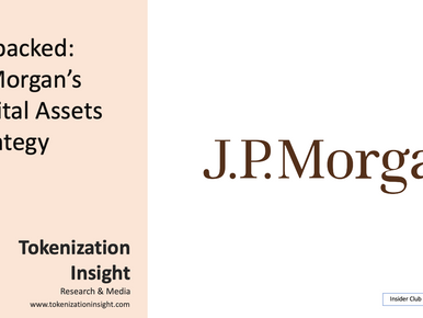 Financial Services Tokenized Series: JPMorgan's Digital Asset Strategy