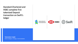 Standard Chartered and HSBC Complete First Tokenized Deposit Transaction on Swift’s Blockchain