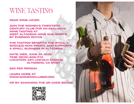 Wine Tasting @ West Altadena Wine and Spirits by Everson Royce -- Wednesday, 6/24/26 @ 6-8pm