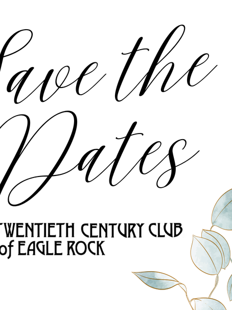 SAVE THE DATES: 2026 Happenings at the WTCC Clubhouse