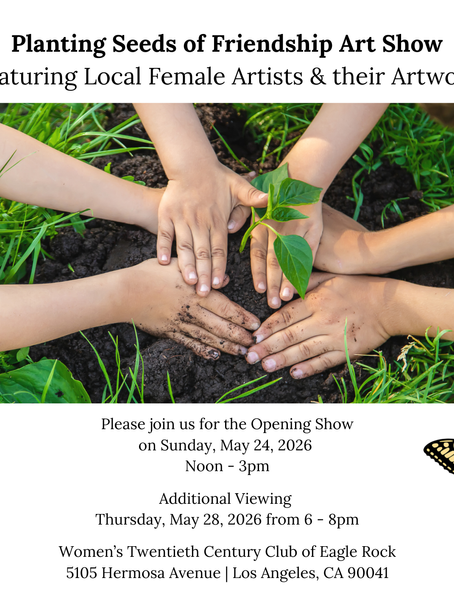 Art Show Opening -- Sunday, 5/24/26 @ 12-3pm