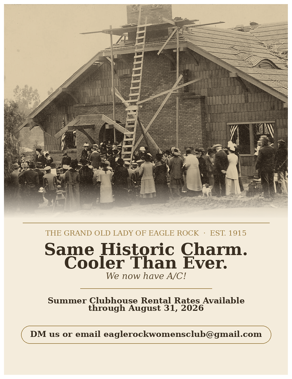 Summer Rental Rates -- through 8/31/2026