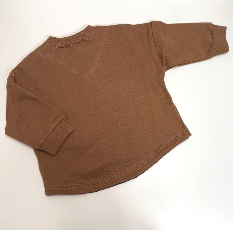 縮圖：日本直送 熊仔刺繡長袖Tee (80/90碼)