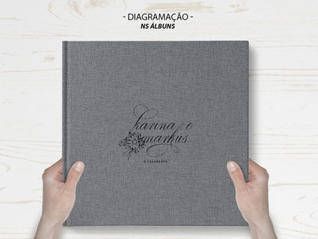 Design do álbum de casamento (Markus e Karina)
