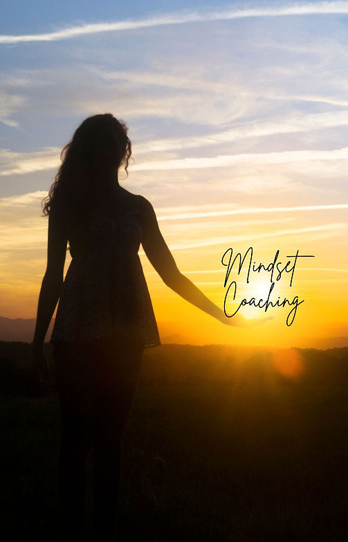 lady in the sunset