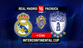 REAL MADRID VS PACHUCA IS SUNDAY, 8PM, AFRICAN TIME.