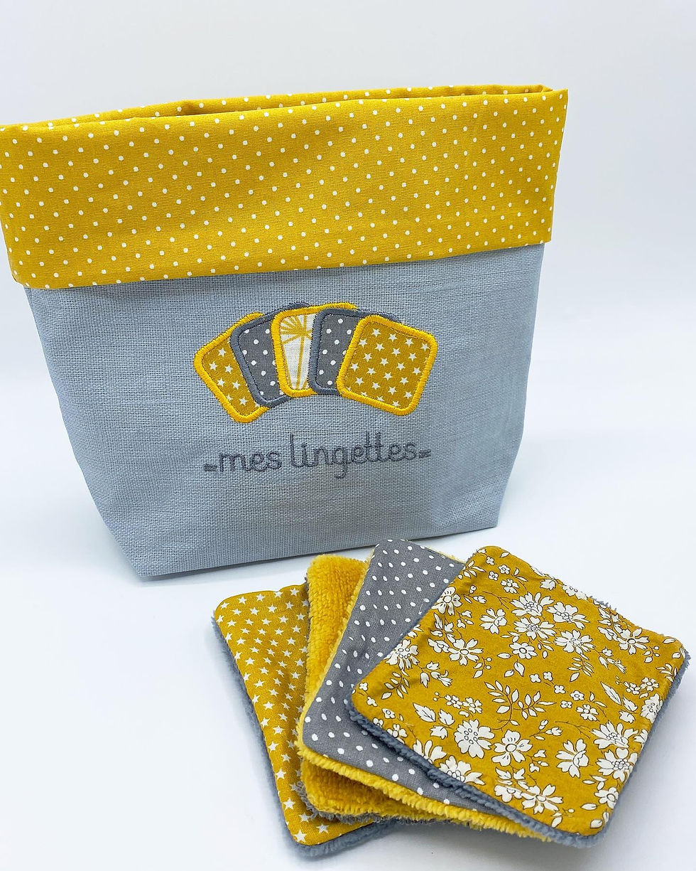 Miniature : Panier et lingettes démaquillantes