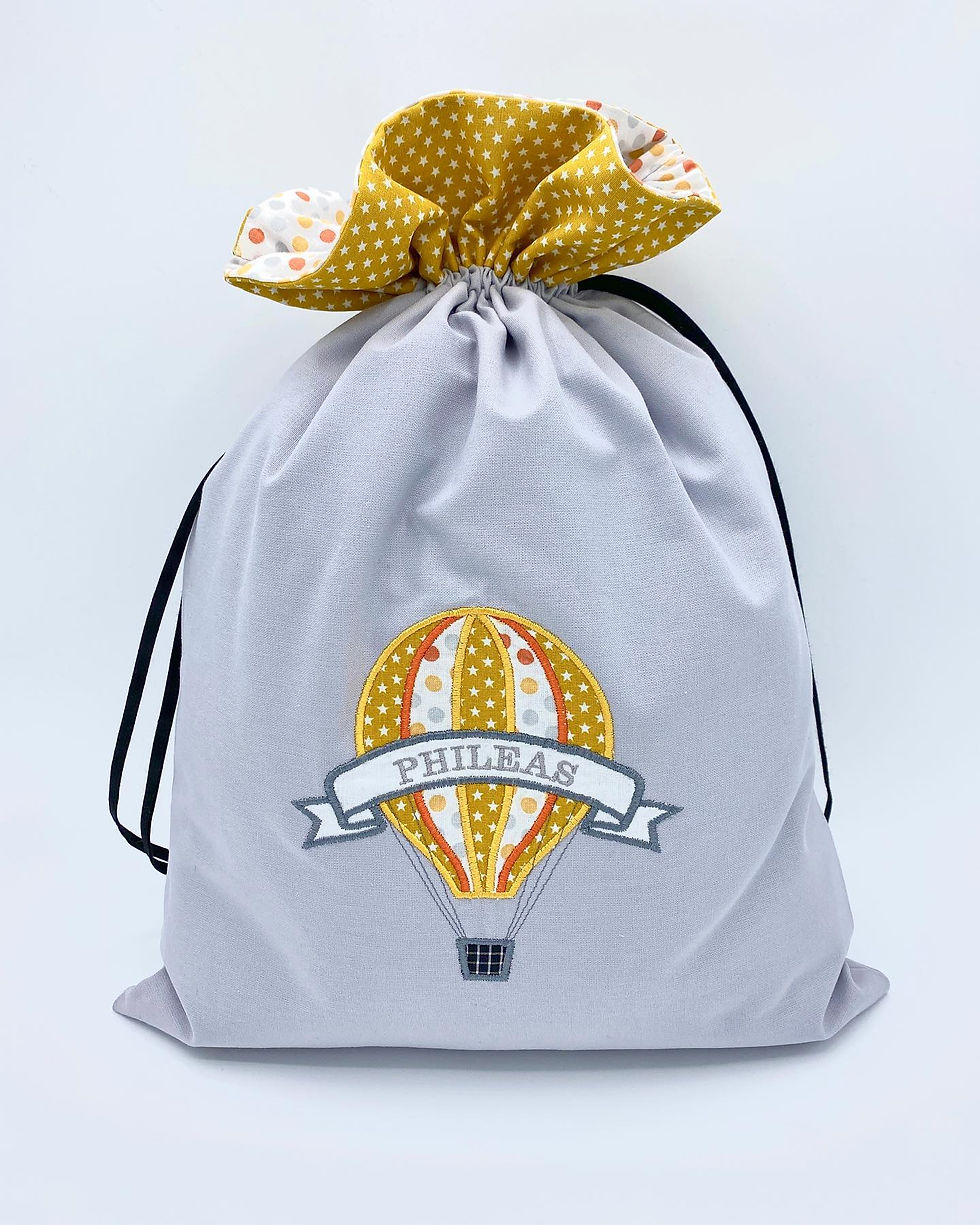 Miniature : Sac à coulisse brodé