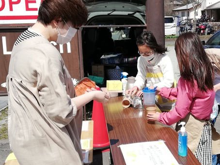 小児がんチャリティ支援レモネードスタンド。