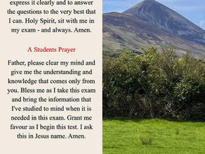 Prayer For Students Sitting Exams
