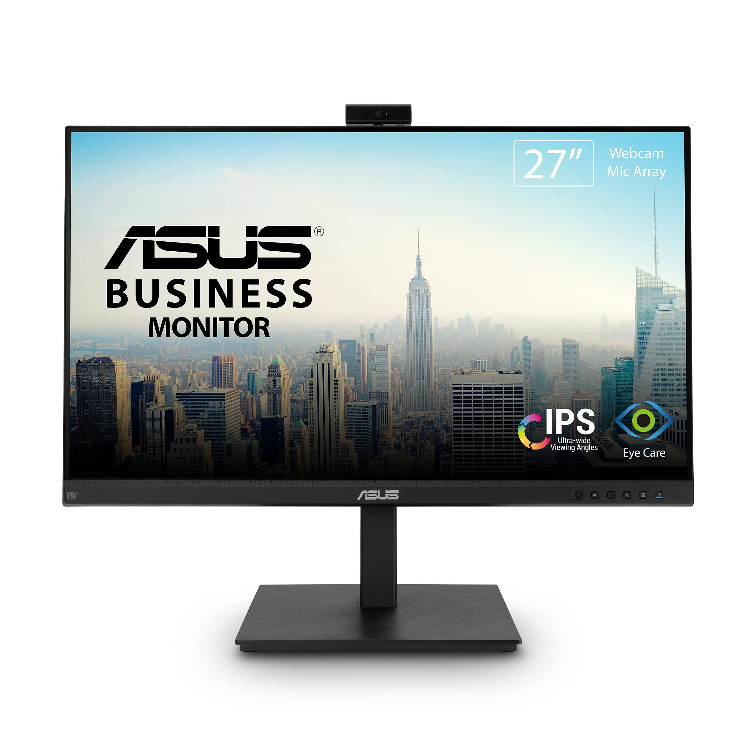 ASUS 27” 1080P Video Conference Monitor (BE279QSK) - Full HD IPS monitor (Renewe