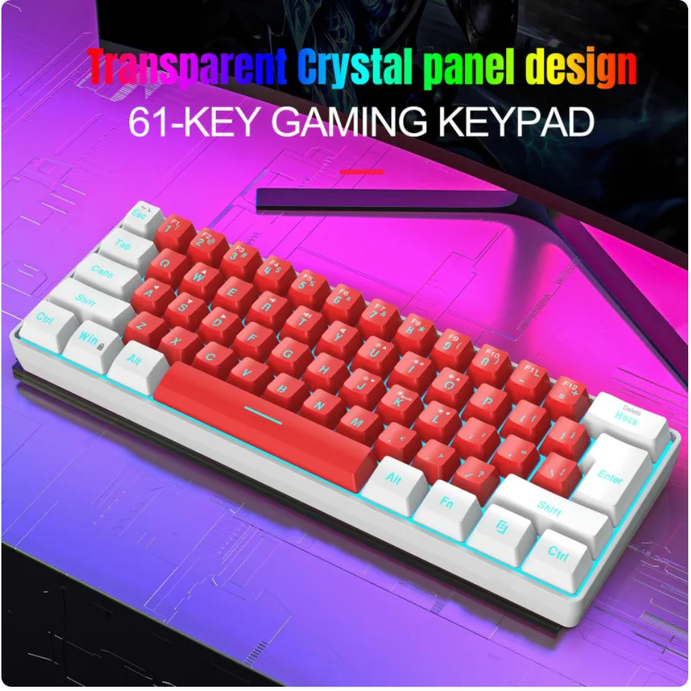 Miniatura: Wired 61-Key Membrane Keyboard
