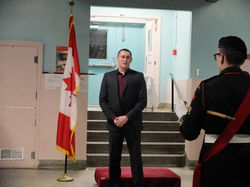 Parade du Cmdt - Changement Adjudant