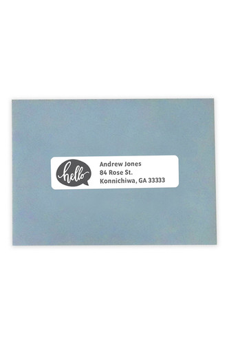 MACO Laser/Ink Jet Printer White Address Labels, 1x4 Inches, 20/Sheet