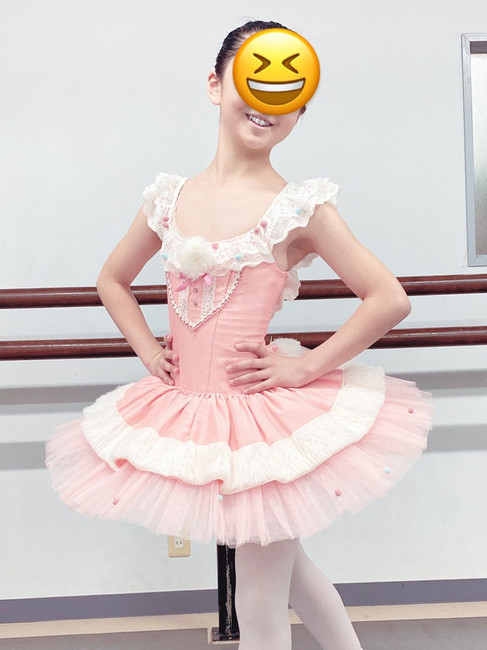 バレエ発表会の衣装をまとって