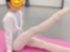 バレエを習い始めたばかりの小学3年生