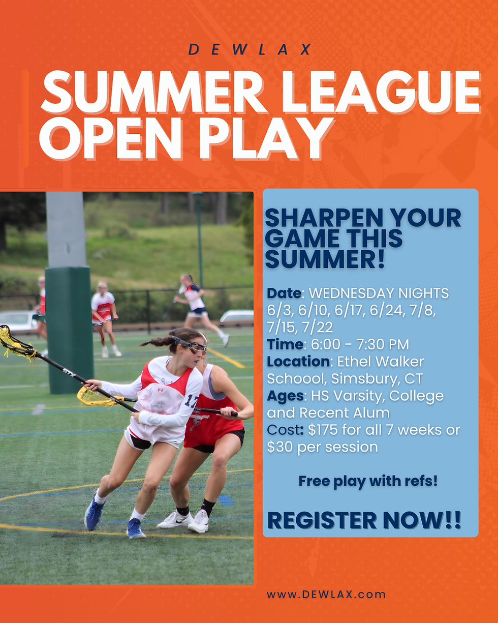OPEN SUMMER LEAGUE PLAY