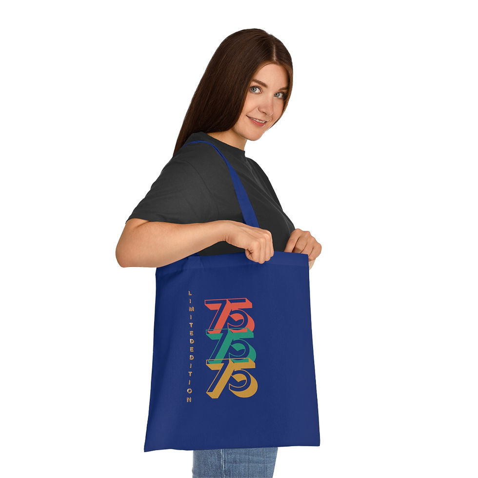 Thumbnail: Limited Edition 75 (50th Birthday Gift) Cotton Tote, Original Design 