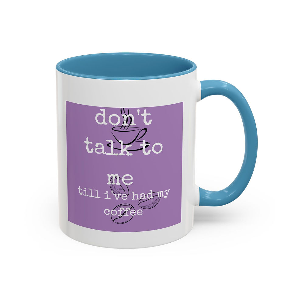 Thumbnail: Don't Talk to Me Coffee Mug - 11 & 15oz Accent Mug for Coffee Lovers, Original 