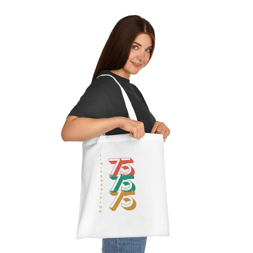 Thumbnail: Limited Edition 75 (50th Birthday Gift) Cotton Tote, Original Design 