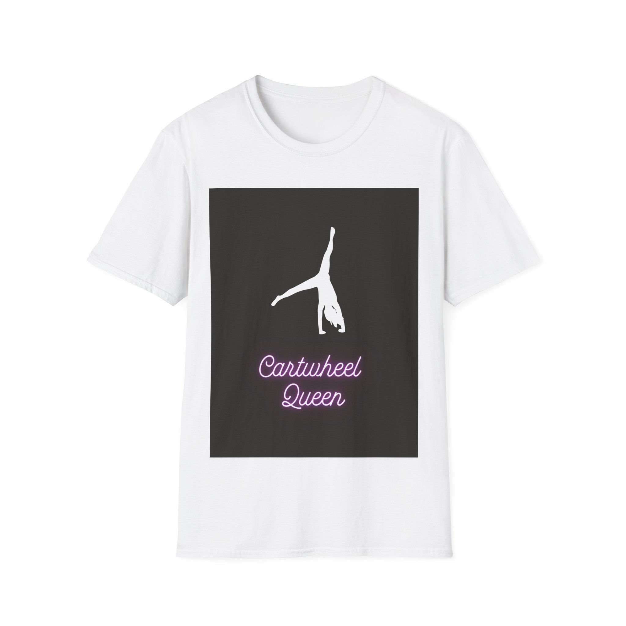 Cartwheel Queen Gymnastics Unisex Softstyle T-Shirt