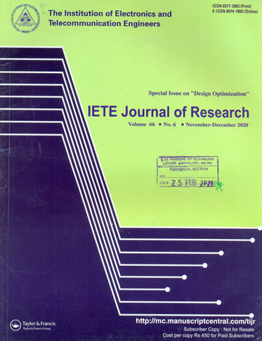 IETE Journal of Research: November-December 2020, Vol - 66, Issue - 06