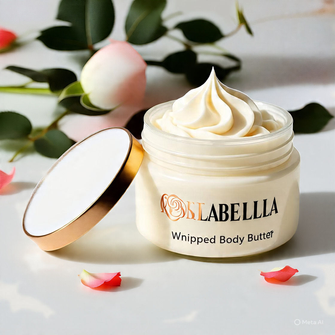 Vanilla & Rose whipped Body Butter