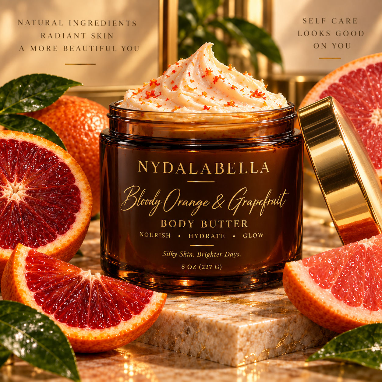 Bloody Orange & Pink Grapefruit Body Butter 8oz