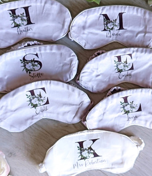 The Teepover Club Personalised Eye Masks for teepee sleepovers
