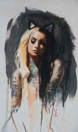 'LUSY WITH CAT EARS'