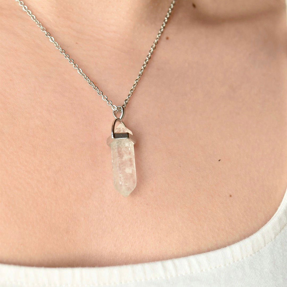 Miniatura: Collar con piedra en punta
