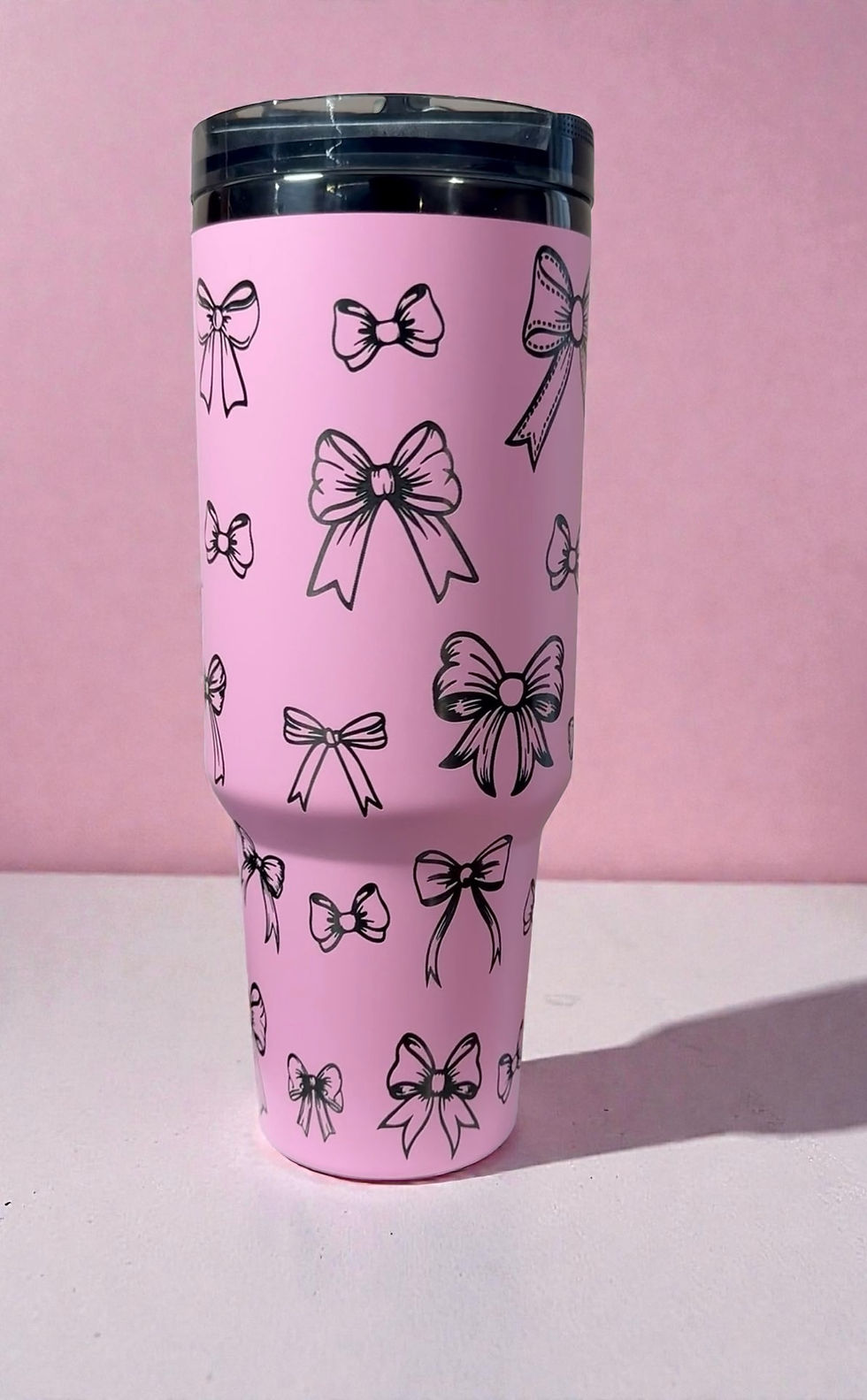 Thumbnail: Pink on Black pretor color option
