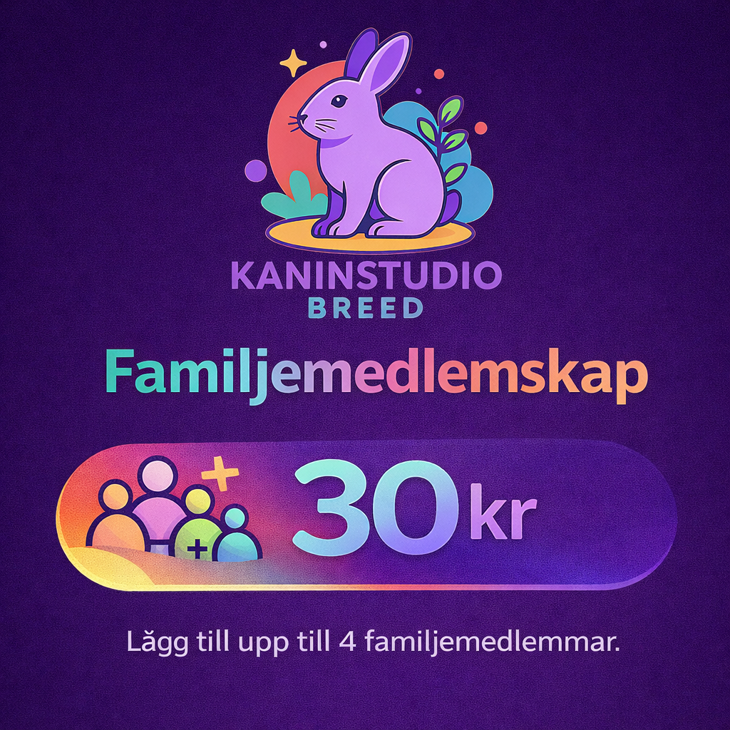 Familjmedlemskap/ Familymember