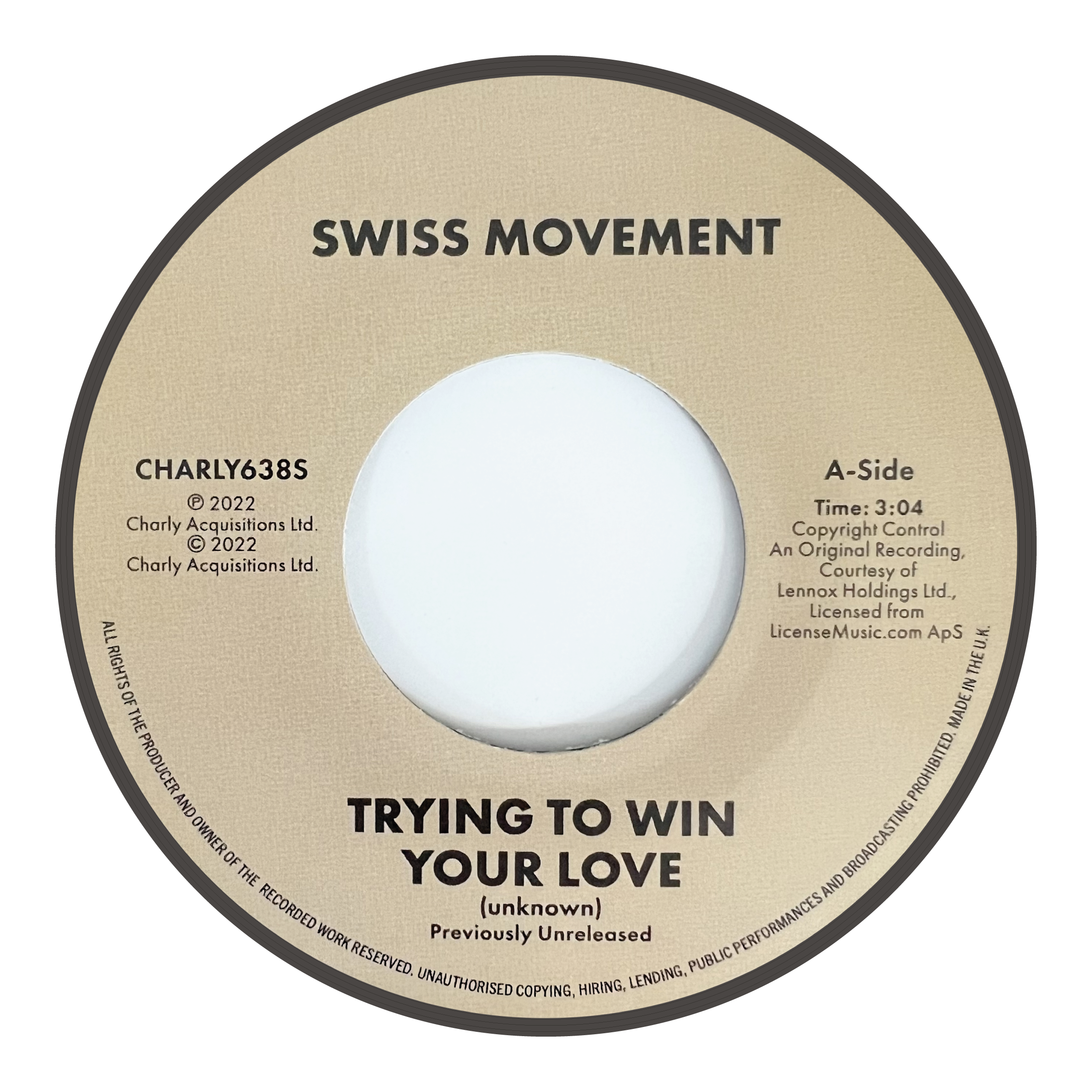 SWISS MOVEMENT - TRYING TO WIN YOUR LOVE