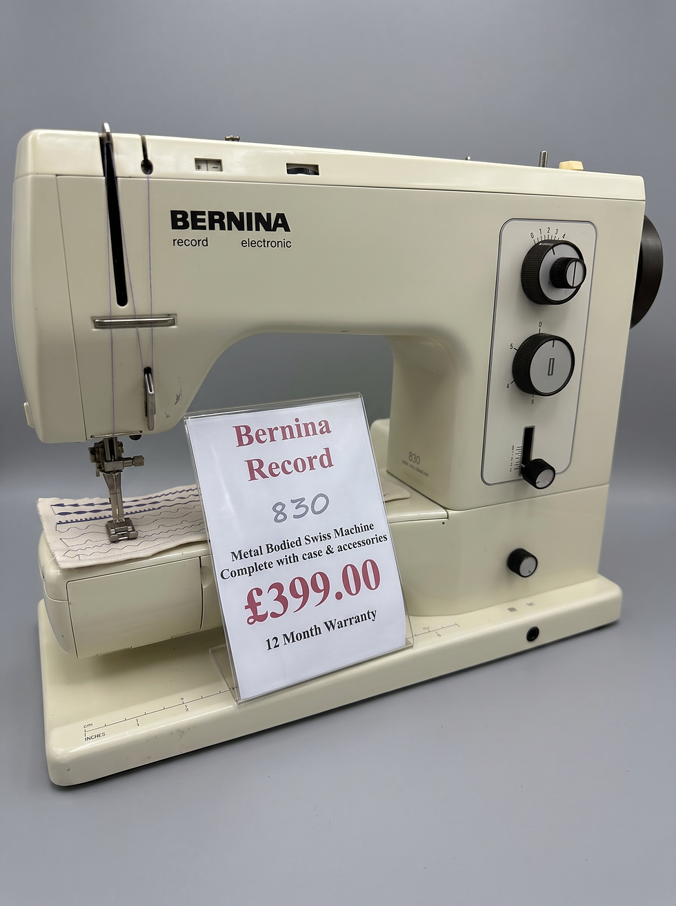 Vintage Bernina Record 830 from Bamber Sewing Machines