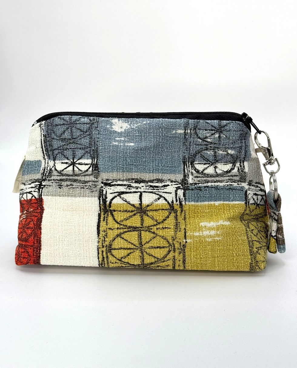 Vintage Textile Makeup Bag