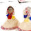 Thumbnail: Pair of Christmas Girls New Old Stock Ornaments