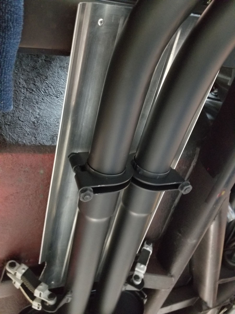 Thumbnail: 1966-1968 Ferrari 330 GTC 365 GTC front header heat shields